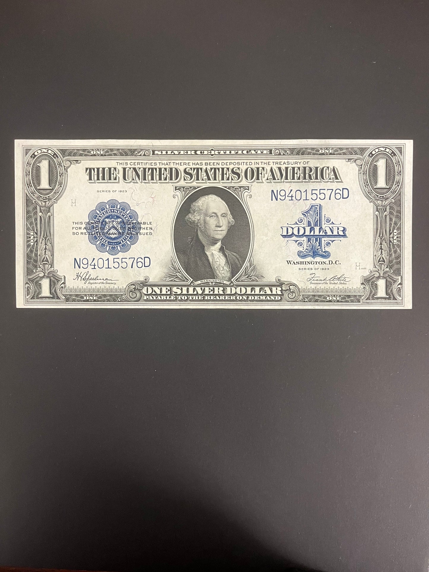 $1 1923 Silver Certificate Note 576D