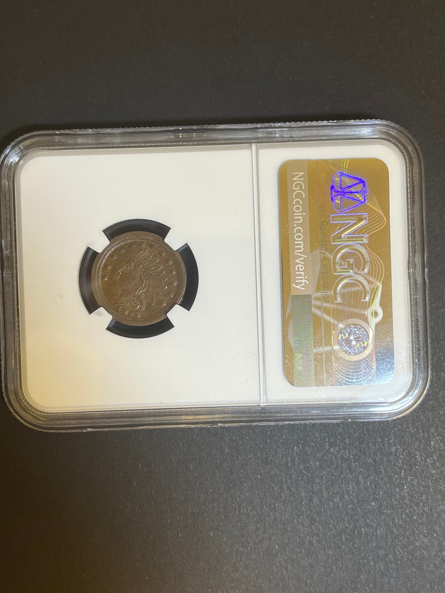 1863 Cincinnati OH Civil War Token F-1650-2a C.H. Bennett AU 58 BN NGC