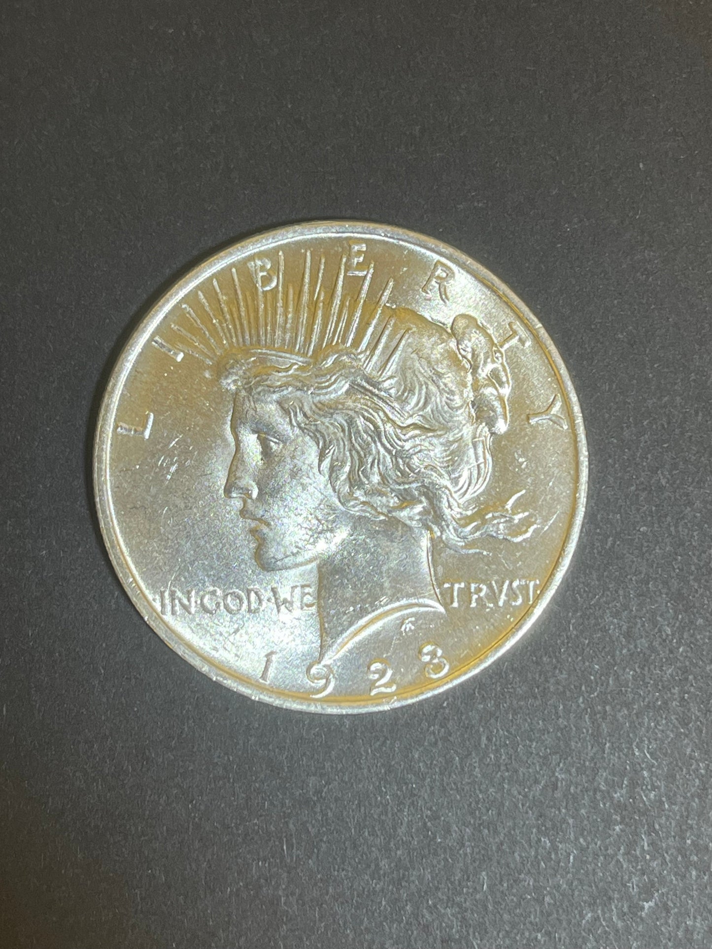 1923 Peace Silver Dollar Appears Unc