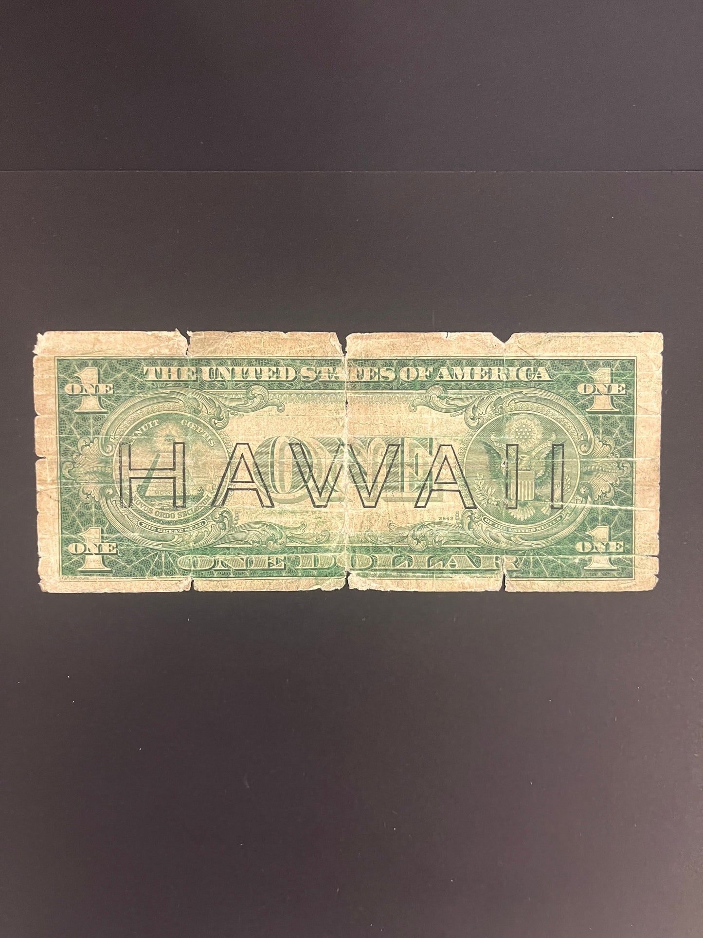 $1 1935 Hawaii Emergency Issue Silver Certificate - C06250309C