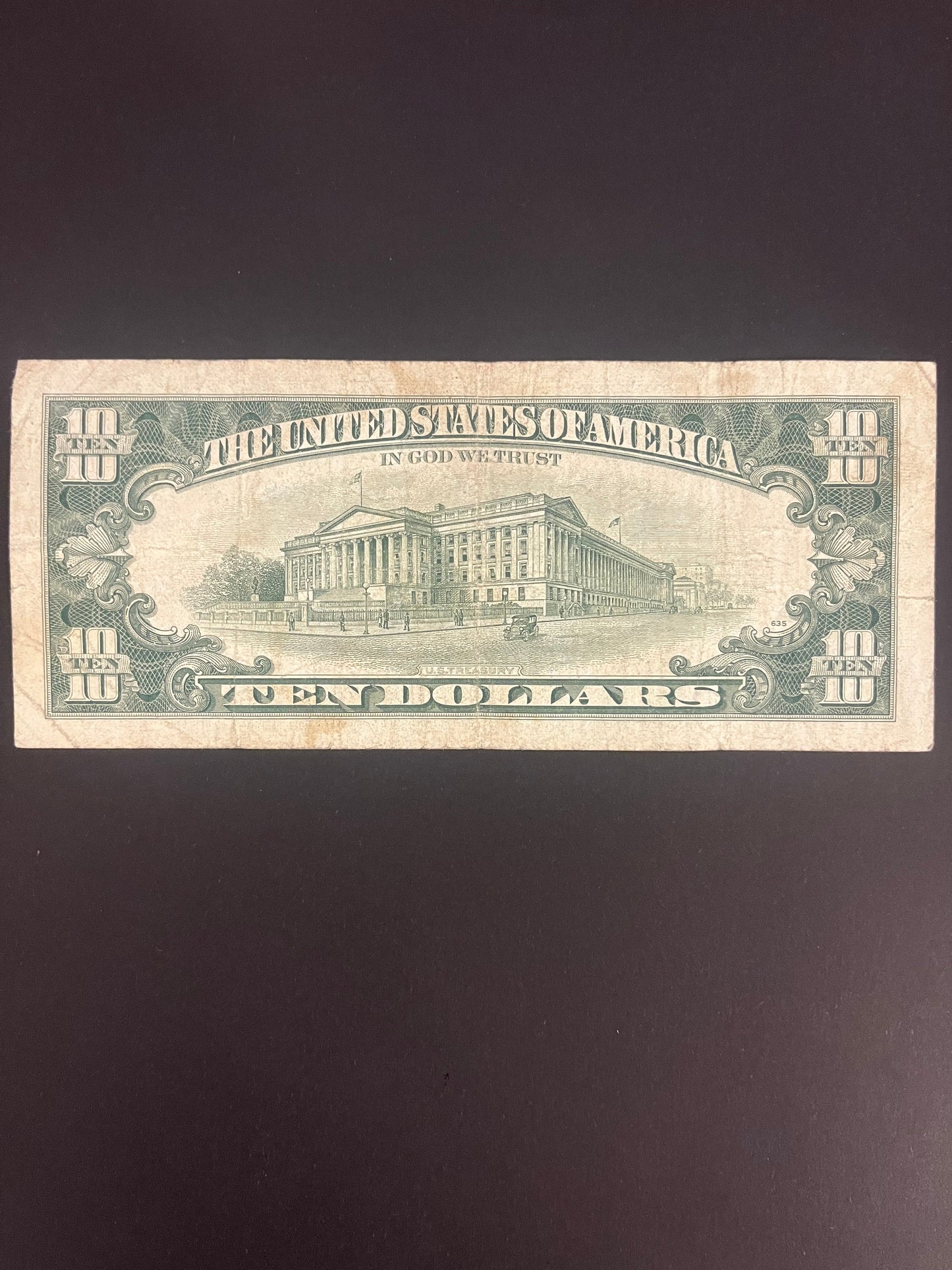 $10 1985 Series Note - Serial A64697627C