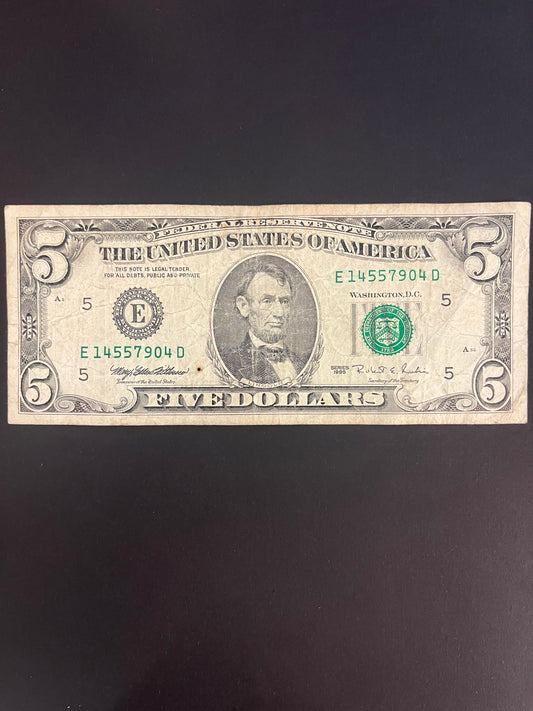 $5 1995 Series Note - 7904D