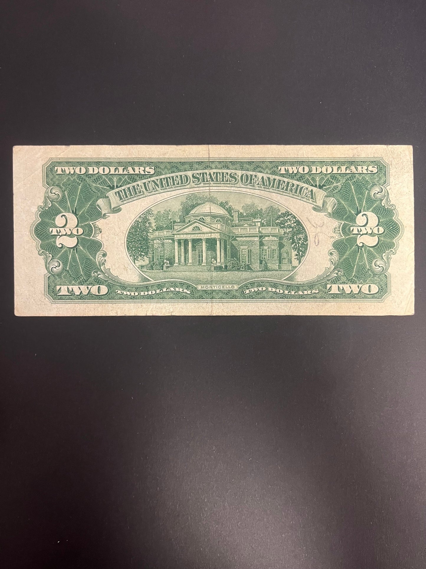 $2 1928 Series Note - 01490A