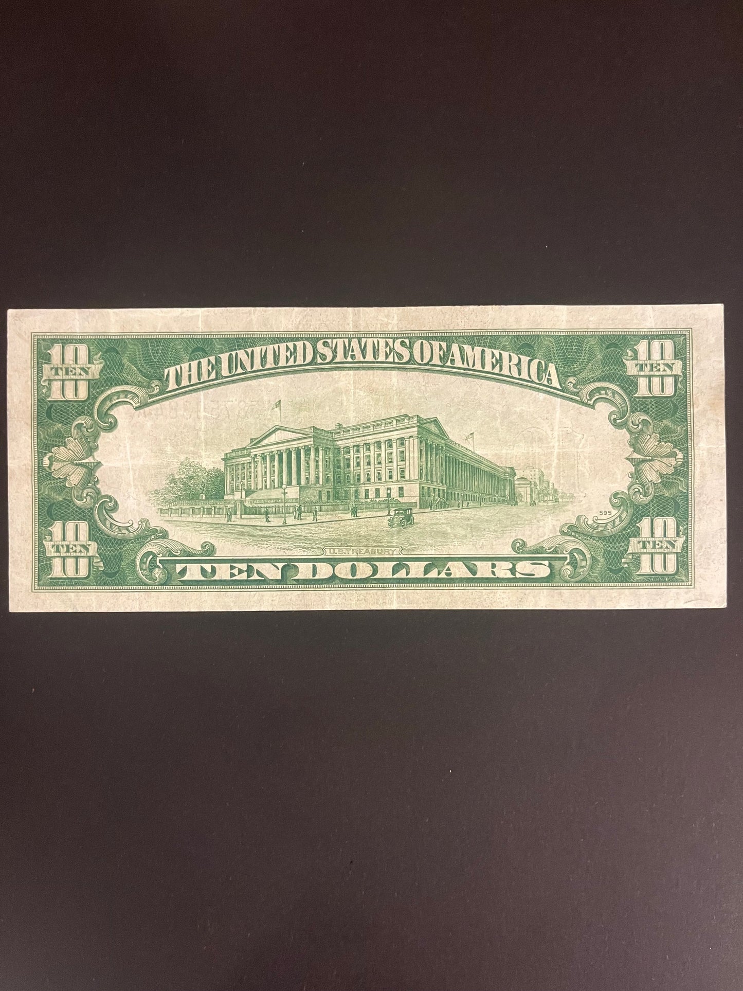 $10 1934 Series Note - Serial A58759