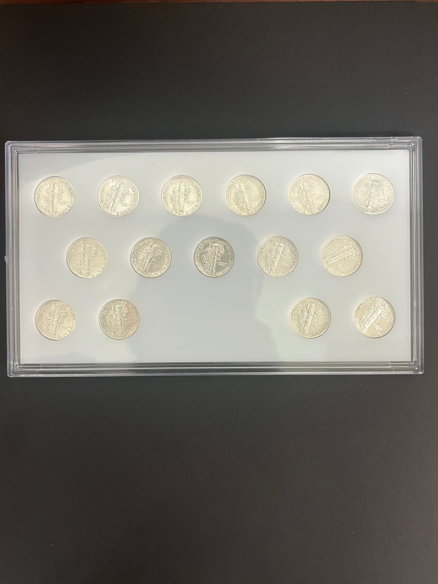 United States Mercury Dimes Set - 15 Coins