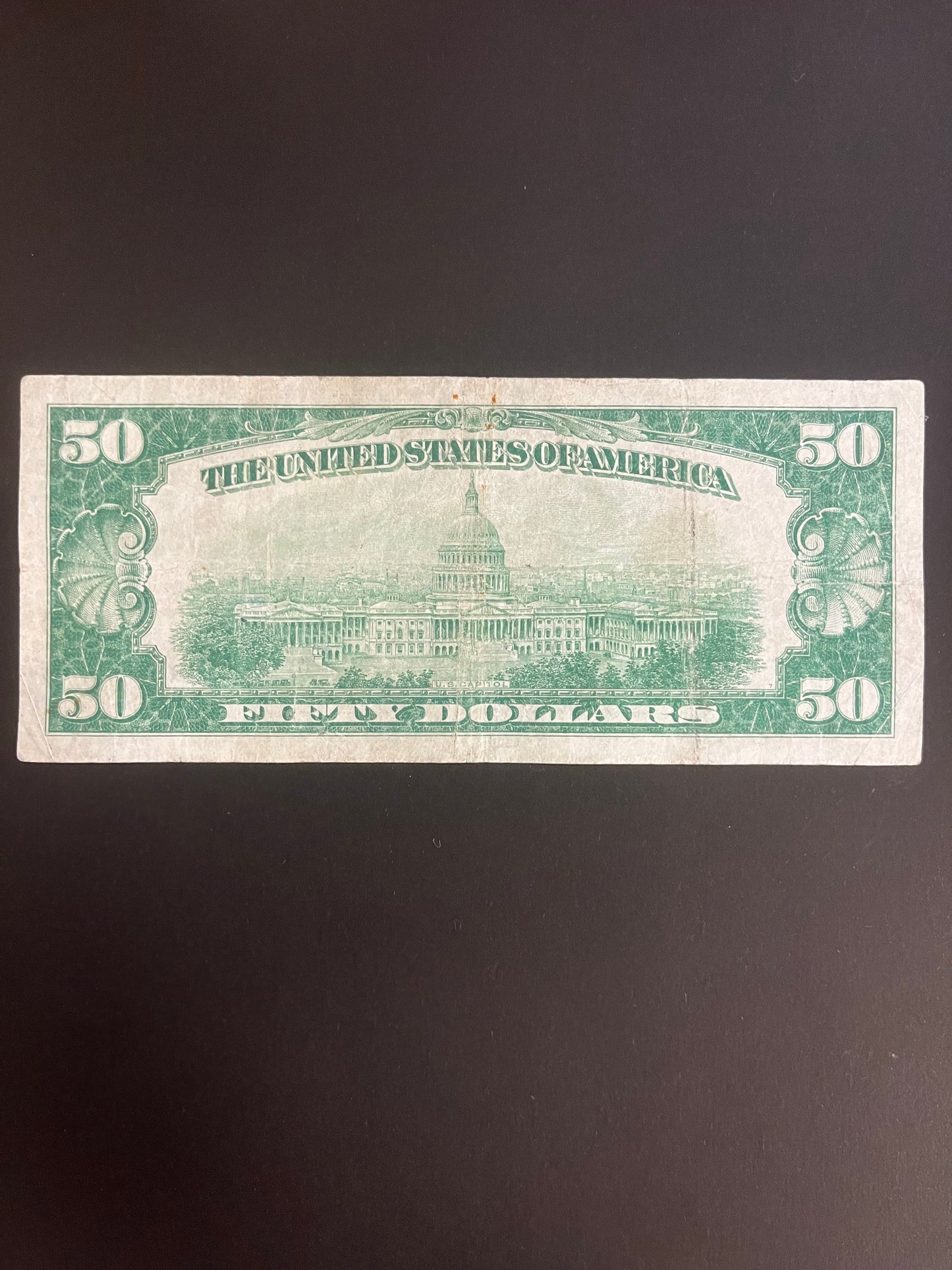 $50 1928 Gold Certificate Note - 7174A