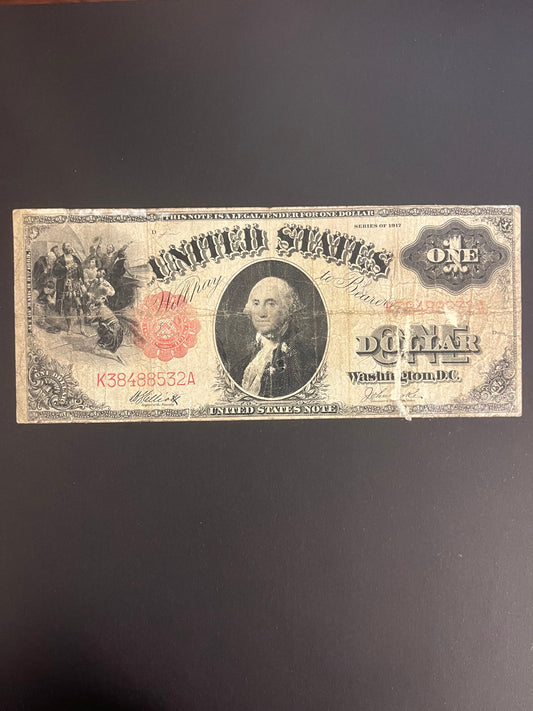 $1 1917 Legal Tender Note 532A