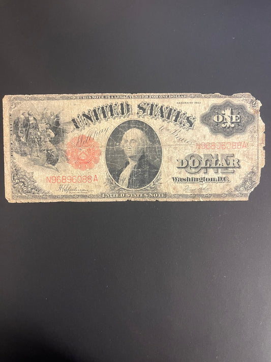 $1 1917 Legal Tender Note -088A