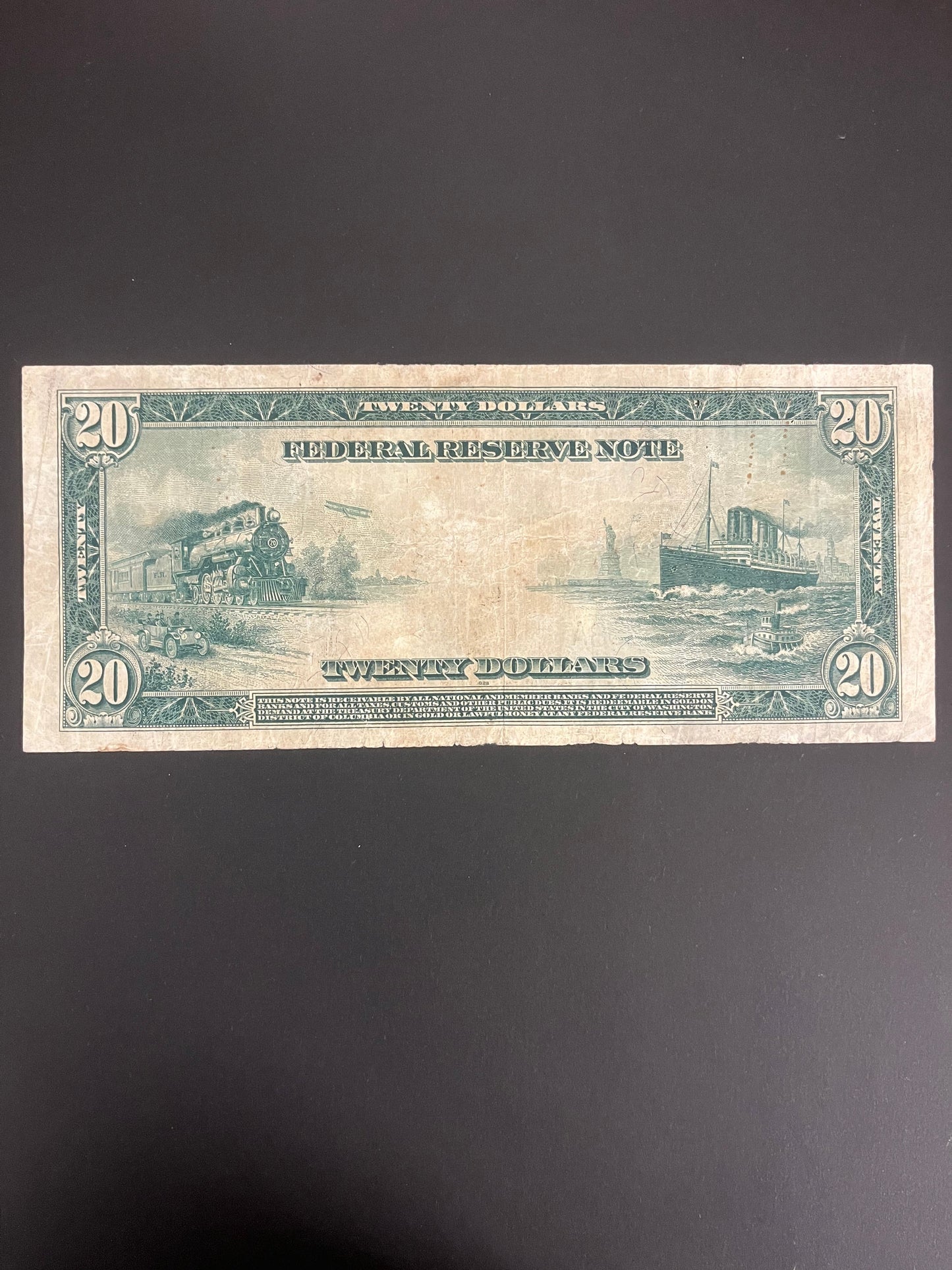 $20 1914 Federal Reserve Note 3238A