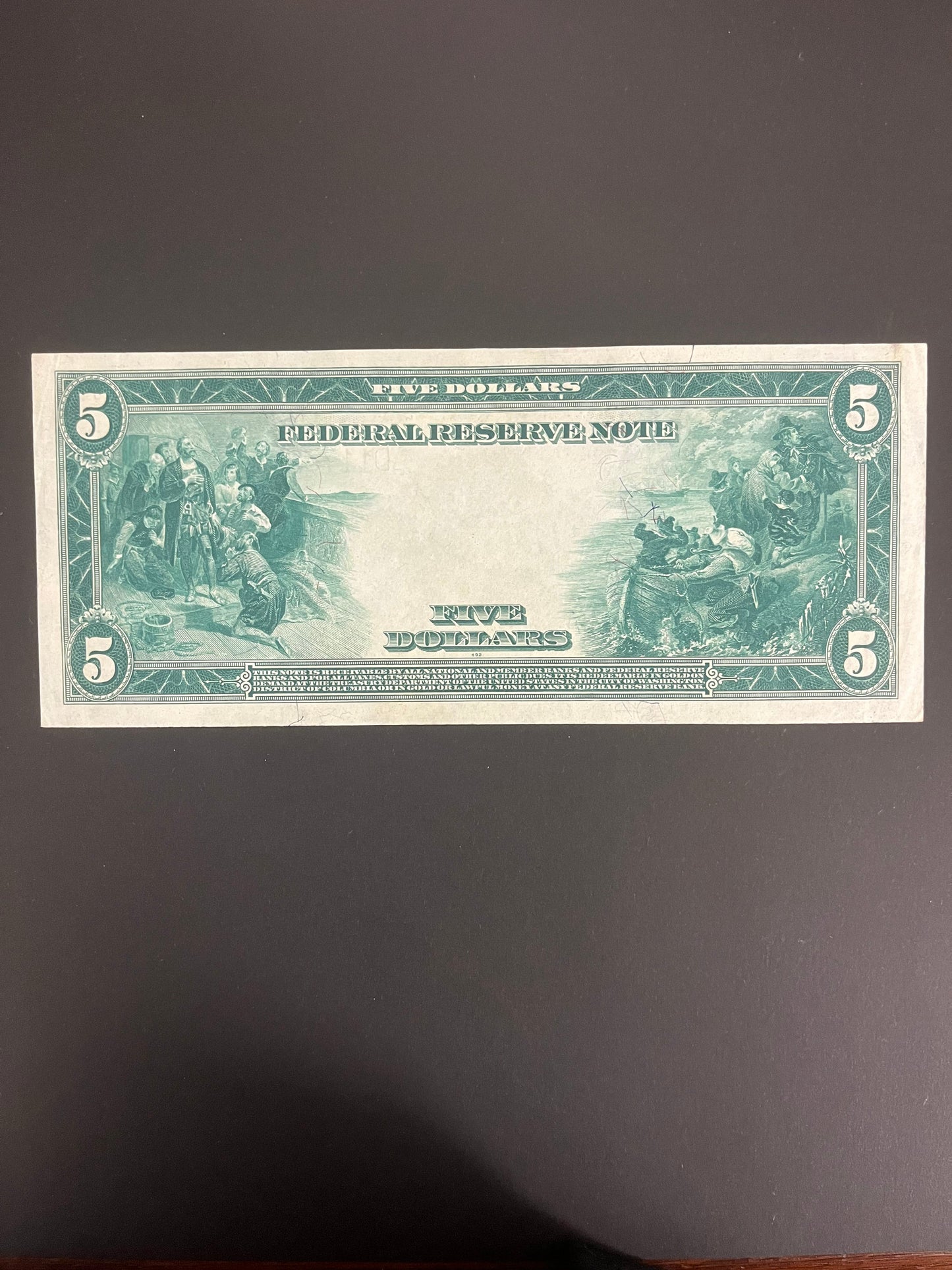 $5 1914 Silver Certificate Note 1117A