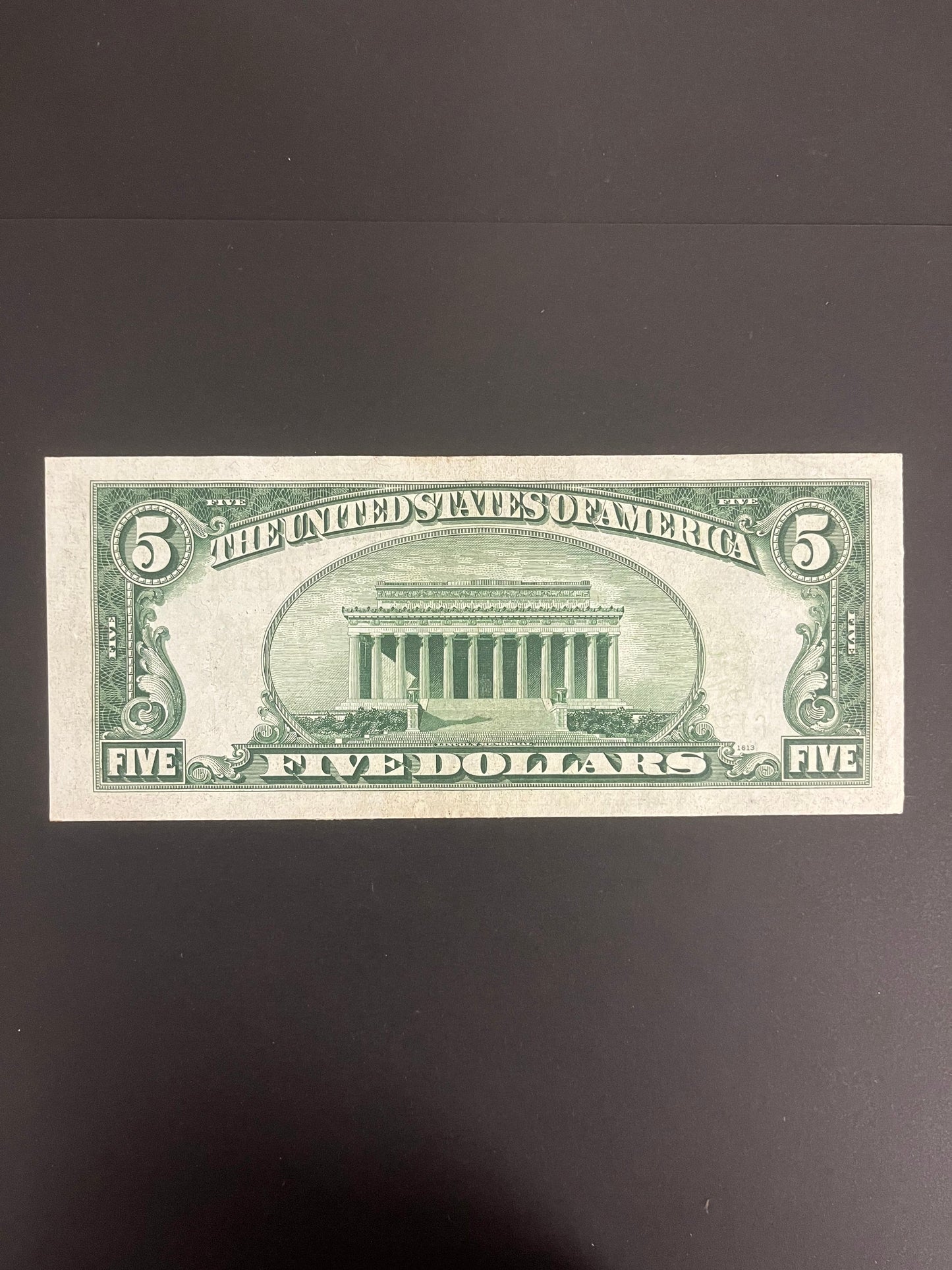 $5 1934 Geen Seal 8161B