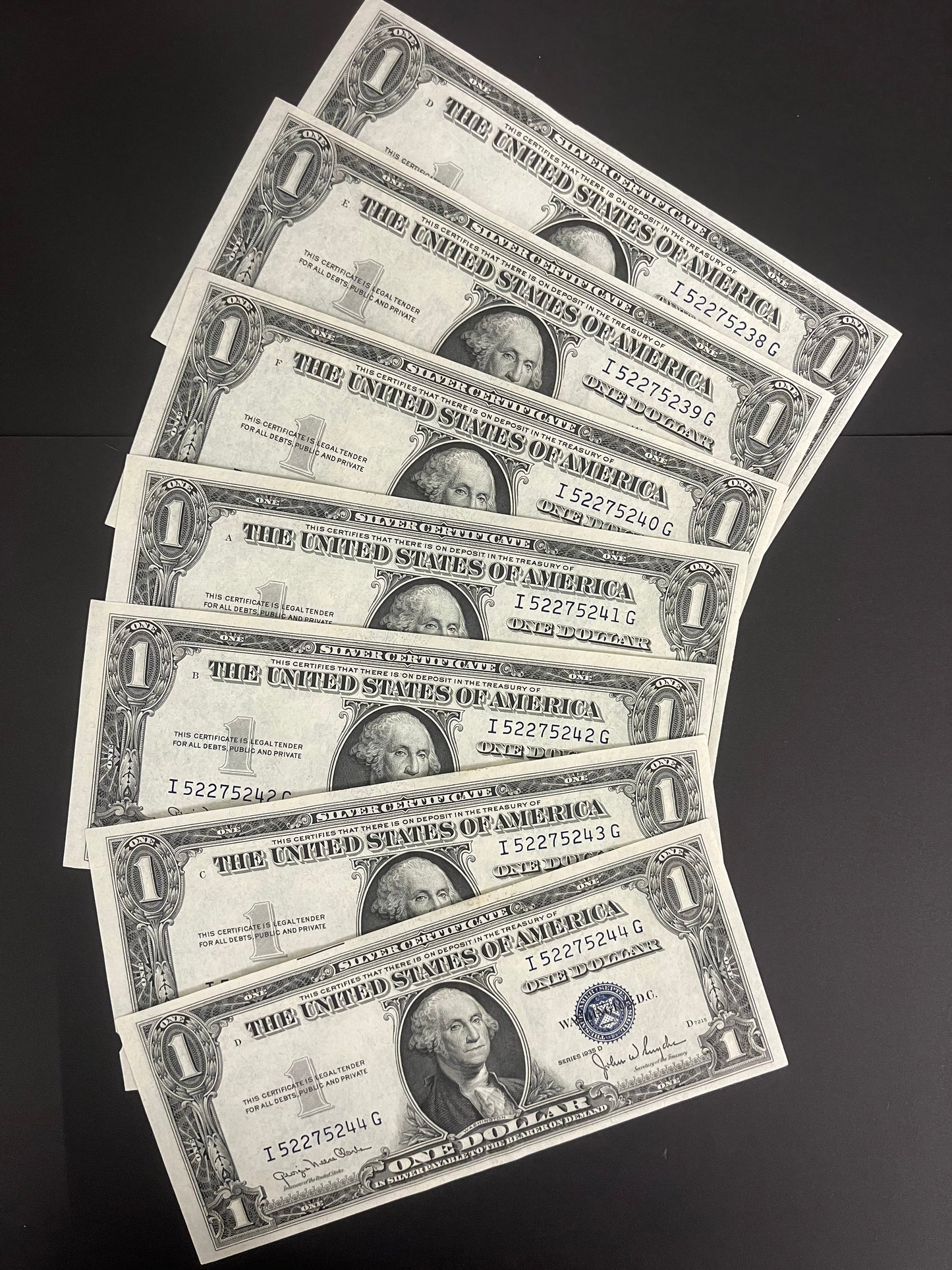 $1 1935D Silver Certificate - 249G