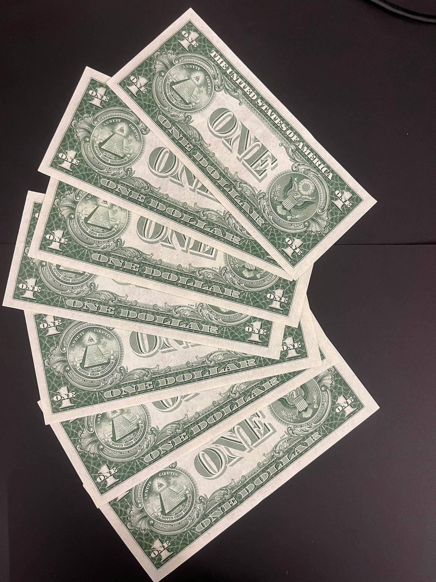 $1 1935D Silver Certificates Seven Consecutive 238G-244G