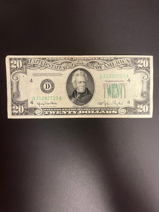 1950 $20 FRN Cleveland District - 2713A