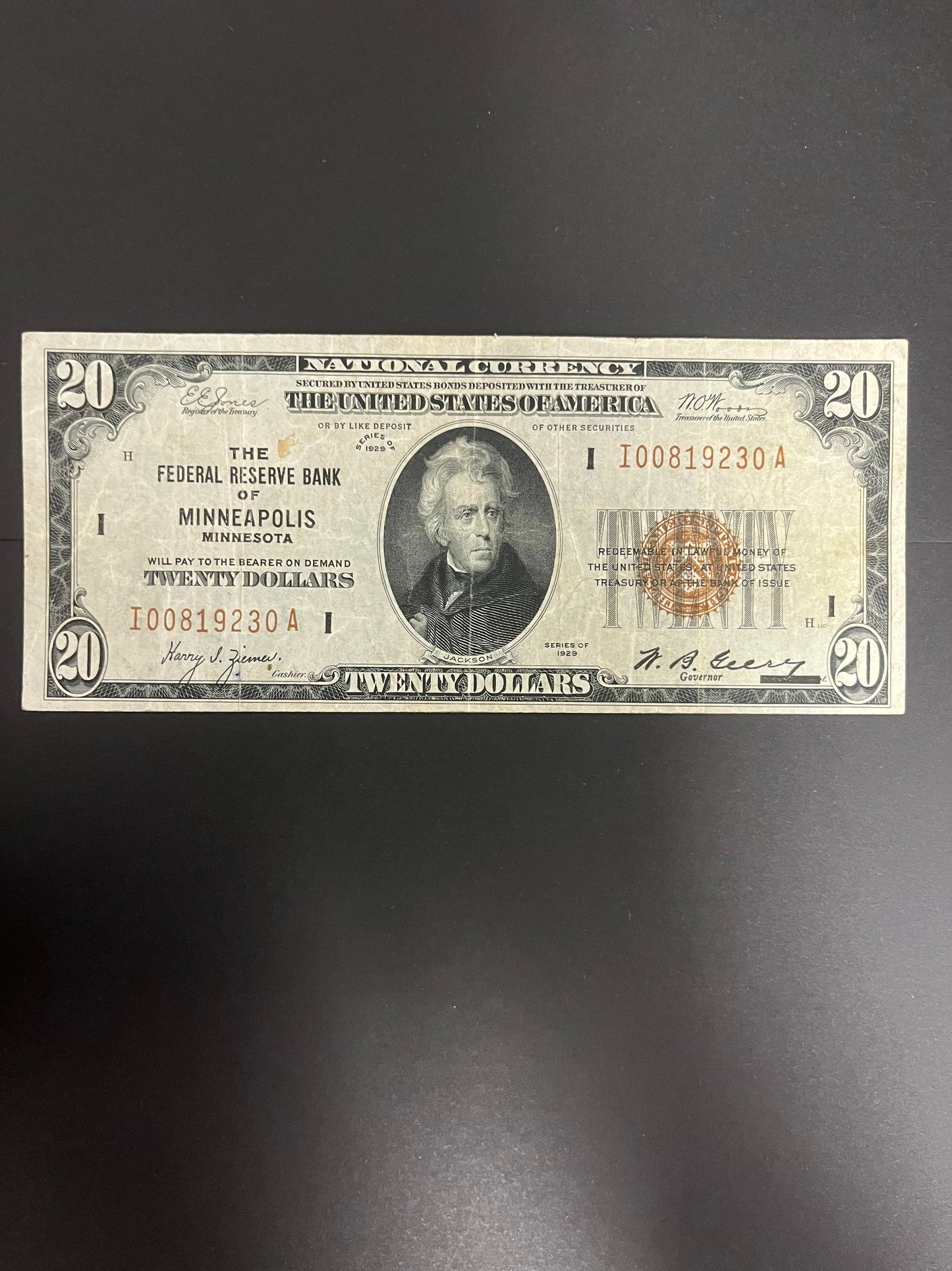 1929 $20 FRBN Chicago, IL - 3218A