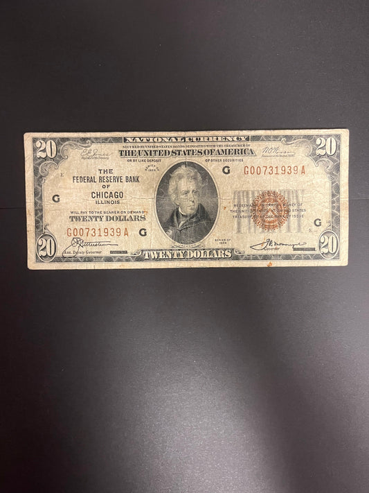 1929 $20 FRBN Richmond, VA - 5287A