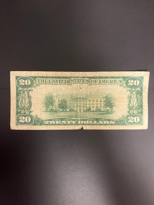 1929 $20 FRBN St. Louis, MO  - 7831A