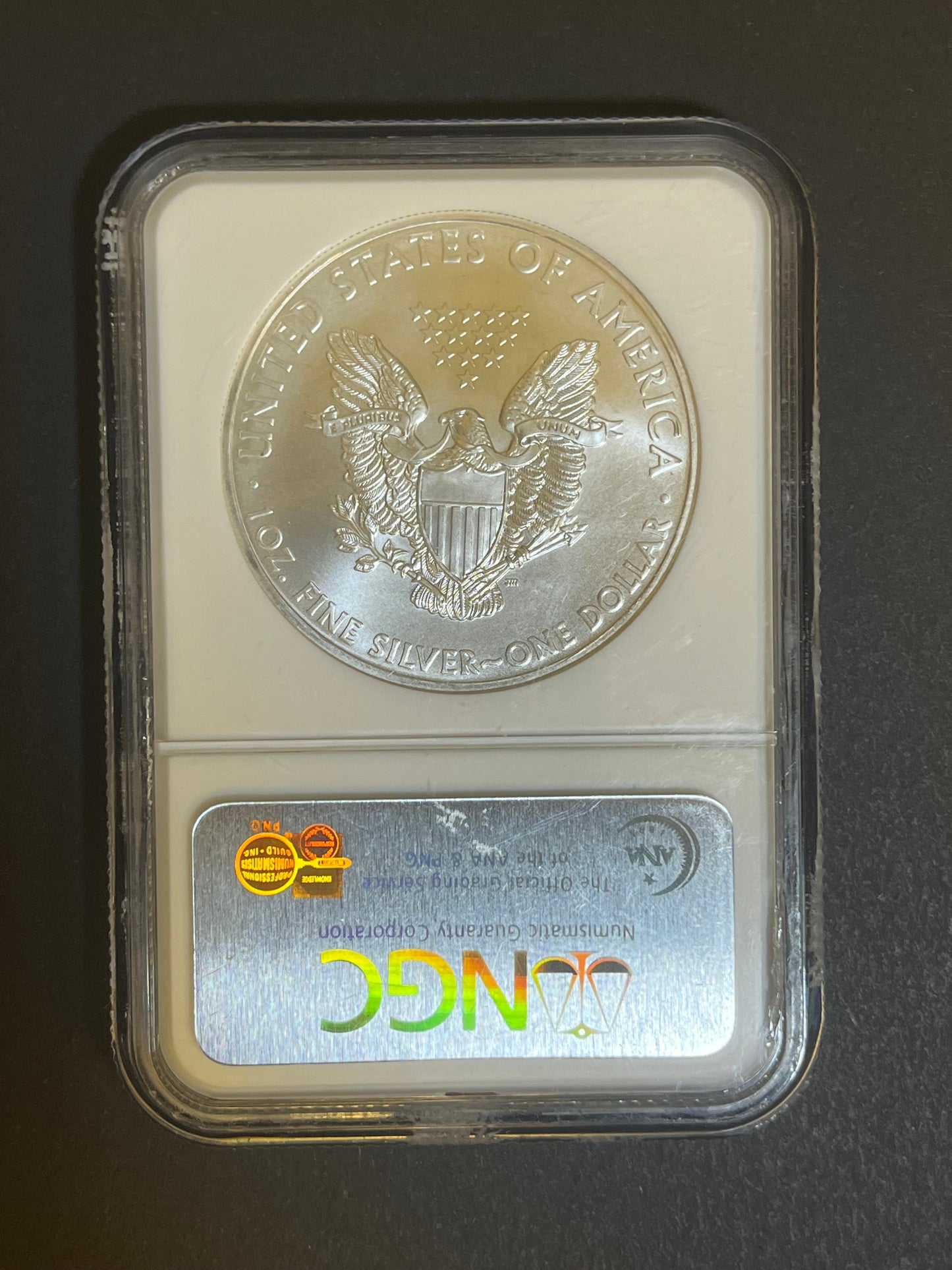 2008 American Silver Eagle $1 - MS 69 NGC - Brilliant Uncirculated