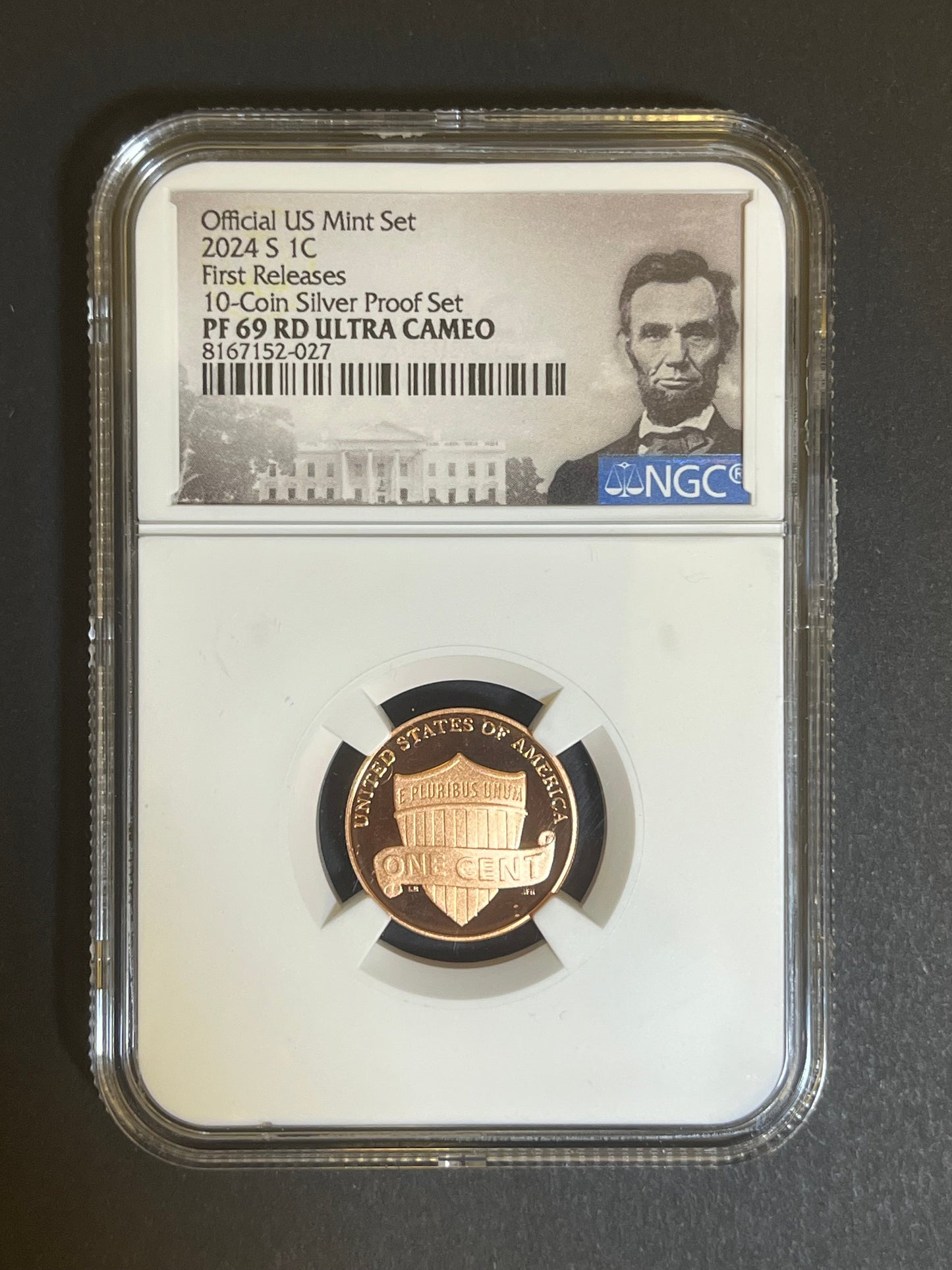 2024-S Lincoln Penny PF69 RD Ultra Cameo - First Releases - NGC Graded Coin