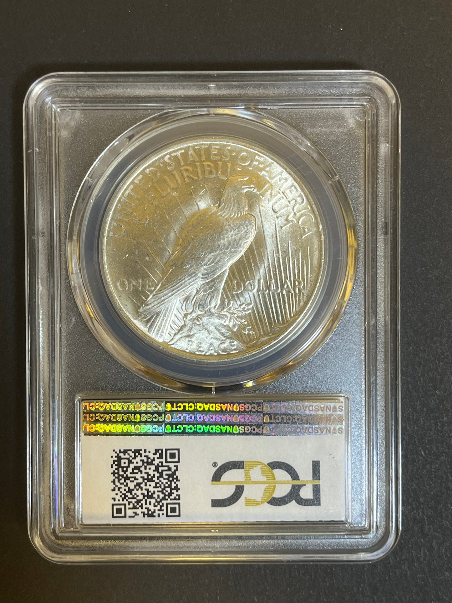 1922 Peace Silver Dollar $1 - PCGS MS63 - Bright Luster High Grade