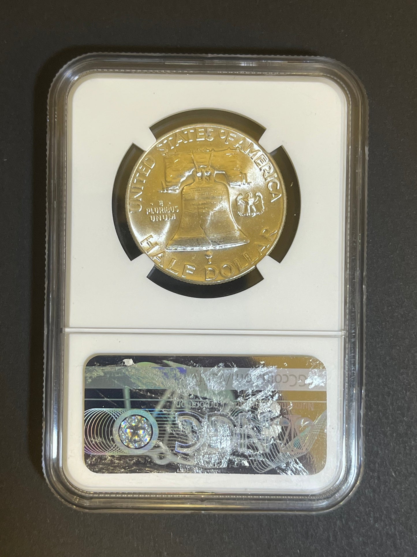 1954 Franklin Half Dollar - MS 64 FBL NGC - 90% Silver Coin
