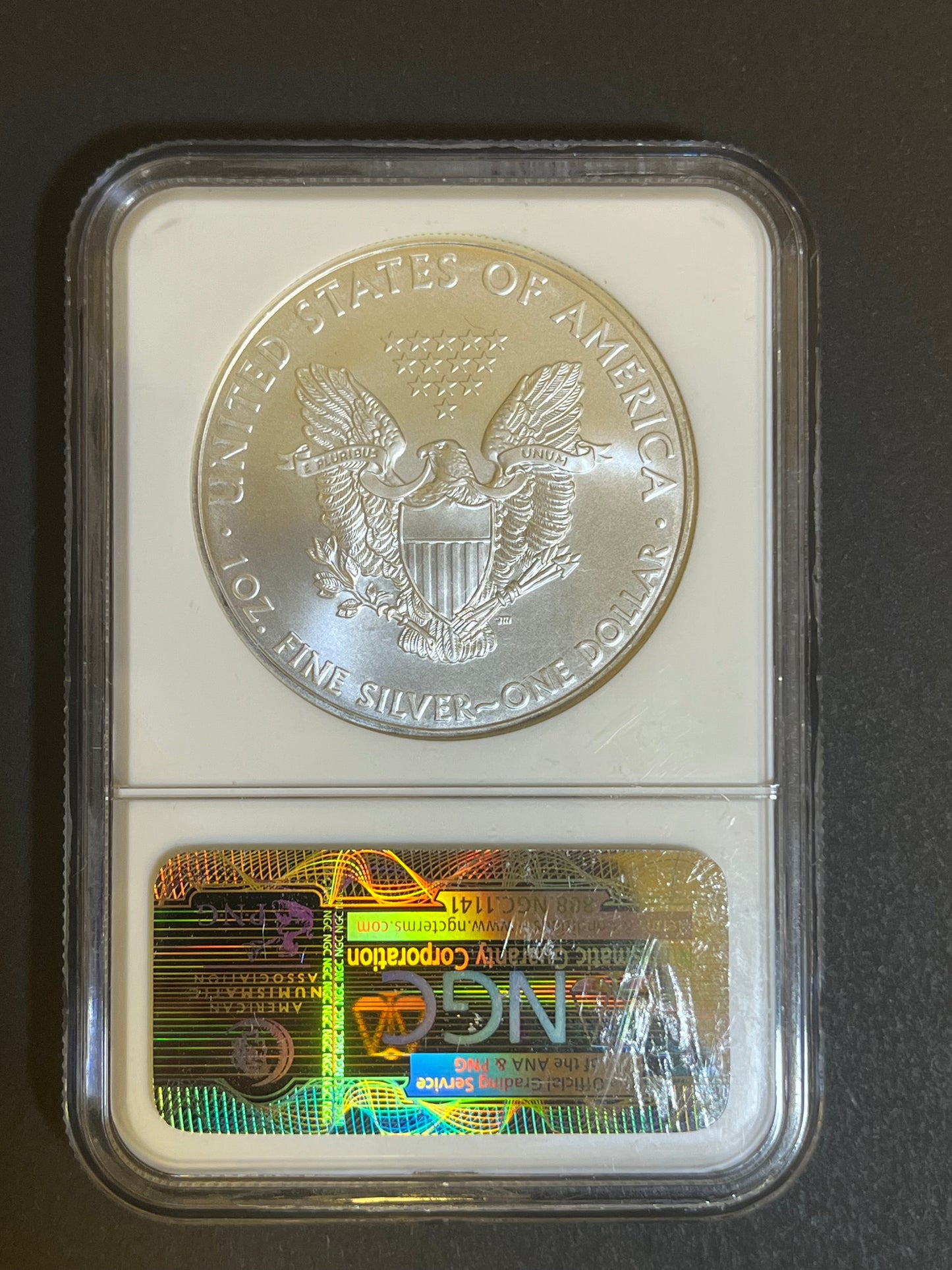 2010 American Silver Eagle $1 - MS 69 NGC - Brilliant Uncirculated