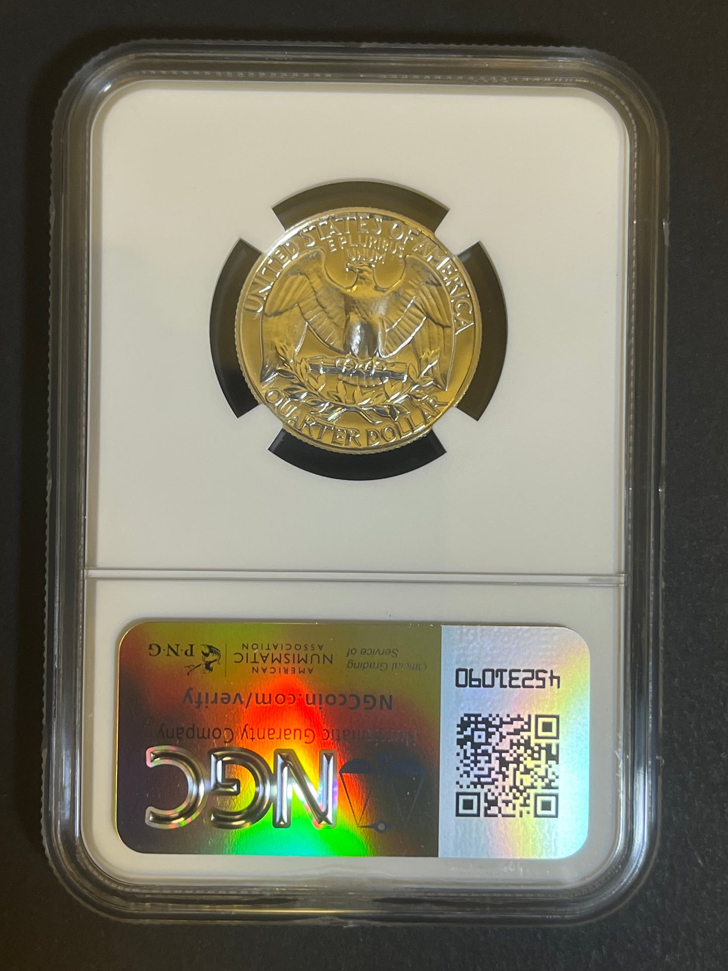 1963 Washington Quarter PF 67 - NGC Certified 90% Silver Proof Coin