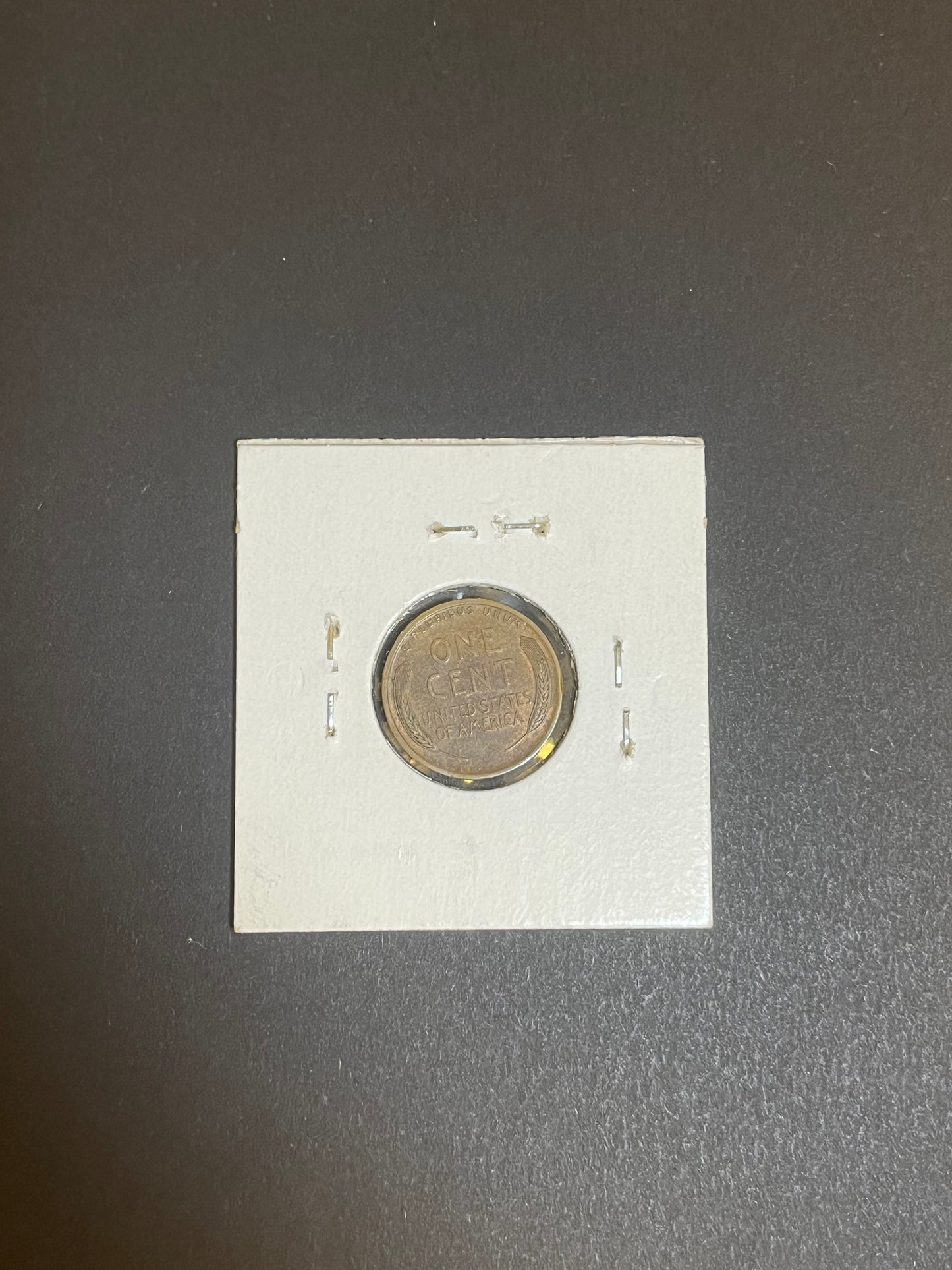 1909 VDB Lincoln Wheat Cent - Obverse Lamination Error - U.S. Mint Error