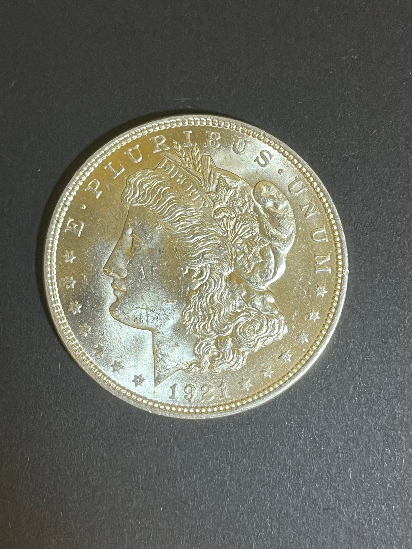 1921 Morgan Silver Dollar -Appears Unc