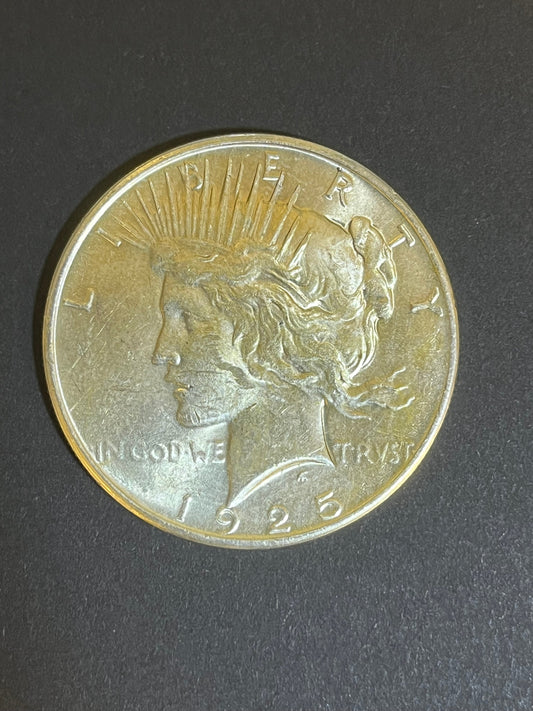 1925 Peace Silver Dollar - Appears Unc