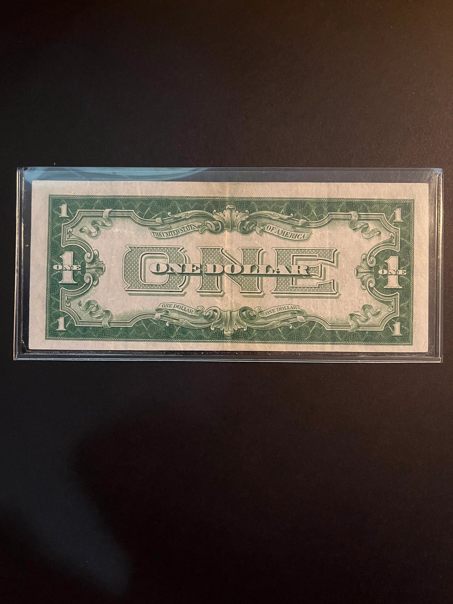 1928 1 Dollar Silver Certificate FUNNY BACK