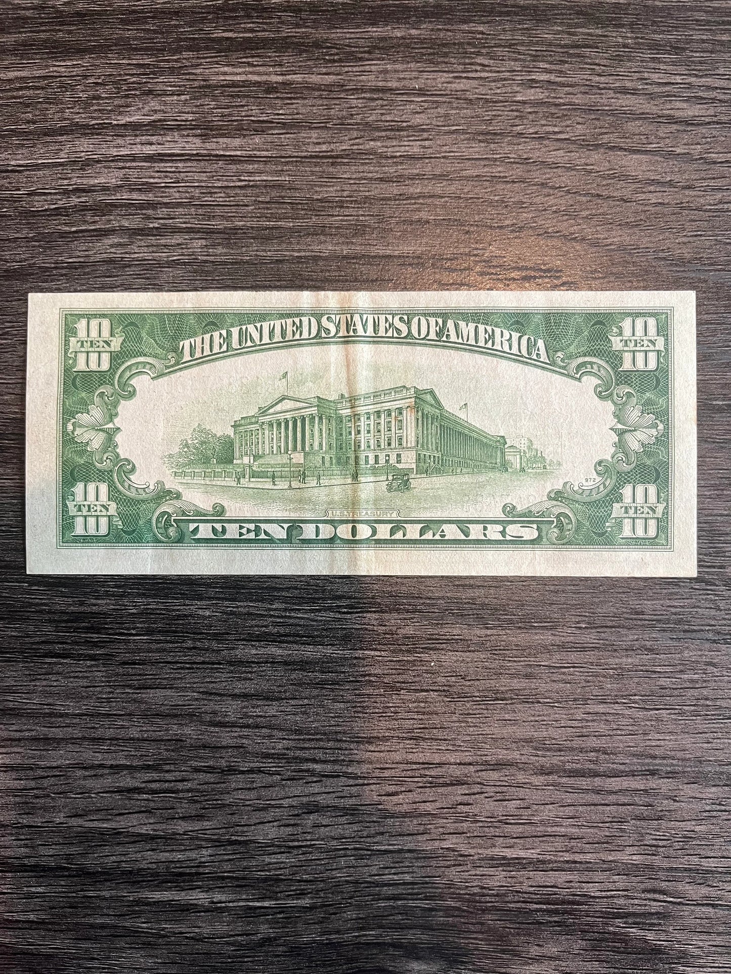 1934 $10 Silver Certificate  Paper Money Federal Reserve Note High Grade